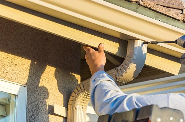 gutter installation the cost for gutter installation varies based on the size of the home and the type of gutters requested